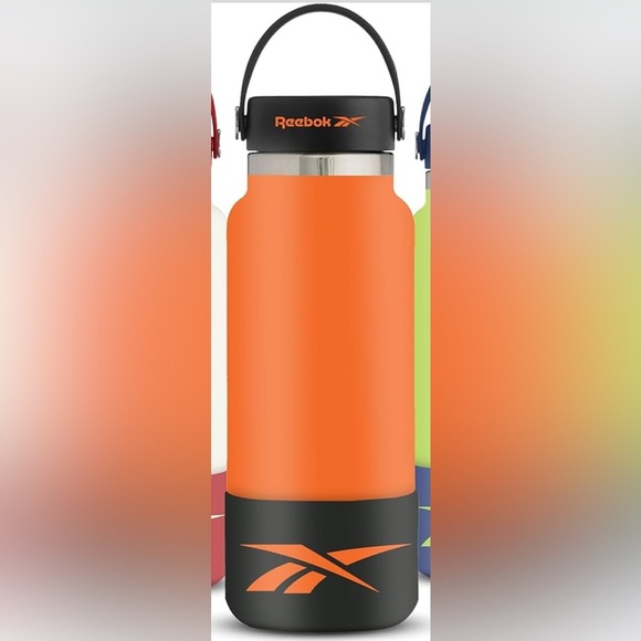 Reebok Stainless Steel Wide Mouth Water Bottle With Flex Cap - 40 oz - Picture 1 of 13